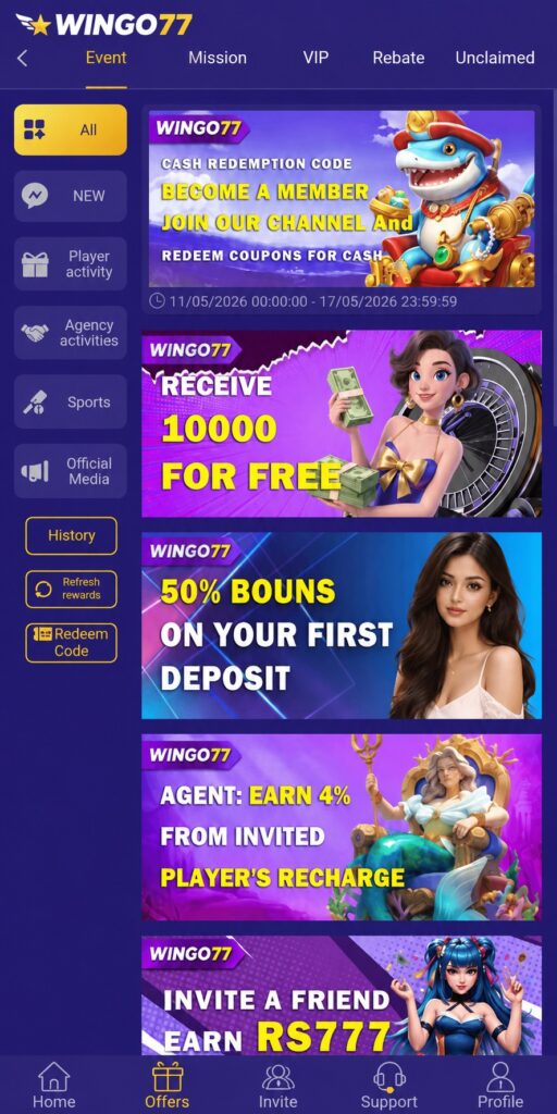, Wingo 777 Game