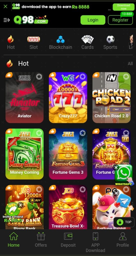 Q98 game